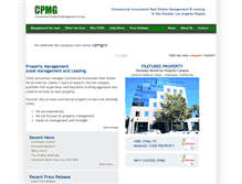 Tablet Screenshot of cpmgco.com